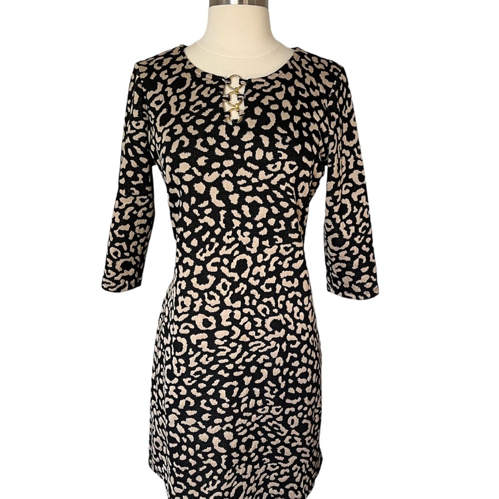Tacera brand dress with animal print size M